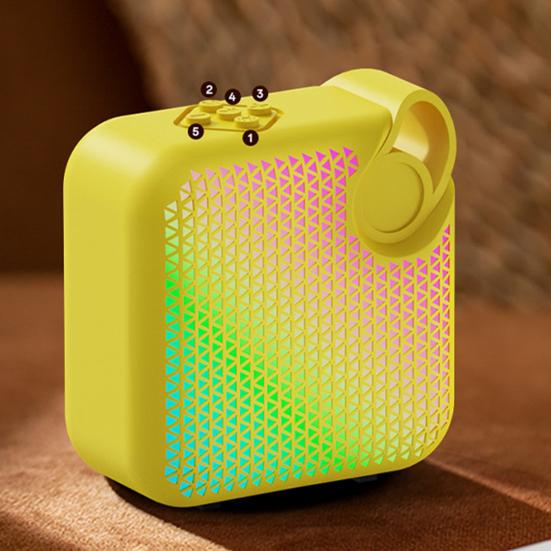 Bluetooth-compatible Speaker with Colorful Lights Low Latency Wide Area Sound Effect Rechargeable