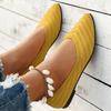 Knitted Large Size Women's Shoes Spring and Autumn New Comfortable Breathable Fashion Casual Flat Shoes