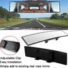 Universal Panoramic Car Interior Mirrors Rear View Mirror Wide Angle Rear View Mirror with Clip On Installation Rearview Mirror
