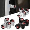 Car Styling 4Pcs GR Emblem Badge Metal Car Wheel Tire Air Valve Caps Stem Cover For Corolla Camry Yaris Prius Rav4 Decor