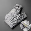 White Duck Down Pants Men's Winter Outer Wear Plus Velvet Thick Fashion Outdoor Warm Pressure Glued Men's Pants