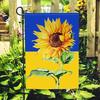 1/2/3Pcs Sunflower Flag 12" X 18" Patriotic Ukrainian National Flag Double Sided