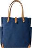 Hanpu Kobo Tote Bag Canvas Tote Made In Japan Domestic Canvas A4 B4 Large Capacity Multifunctional Paraffin Coating 3J11 Navy (L) Women's Men's