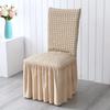 Puff Wedding Chair Cover Banquet Luxury Cover for Chairs Spandex Stretch Backrest Chair Case Protect  Free Shipping