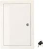 Trappe De Visite - KOTARBAU - 20 X 30 Cm - Métal - Blanc - Avec Clés