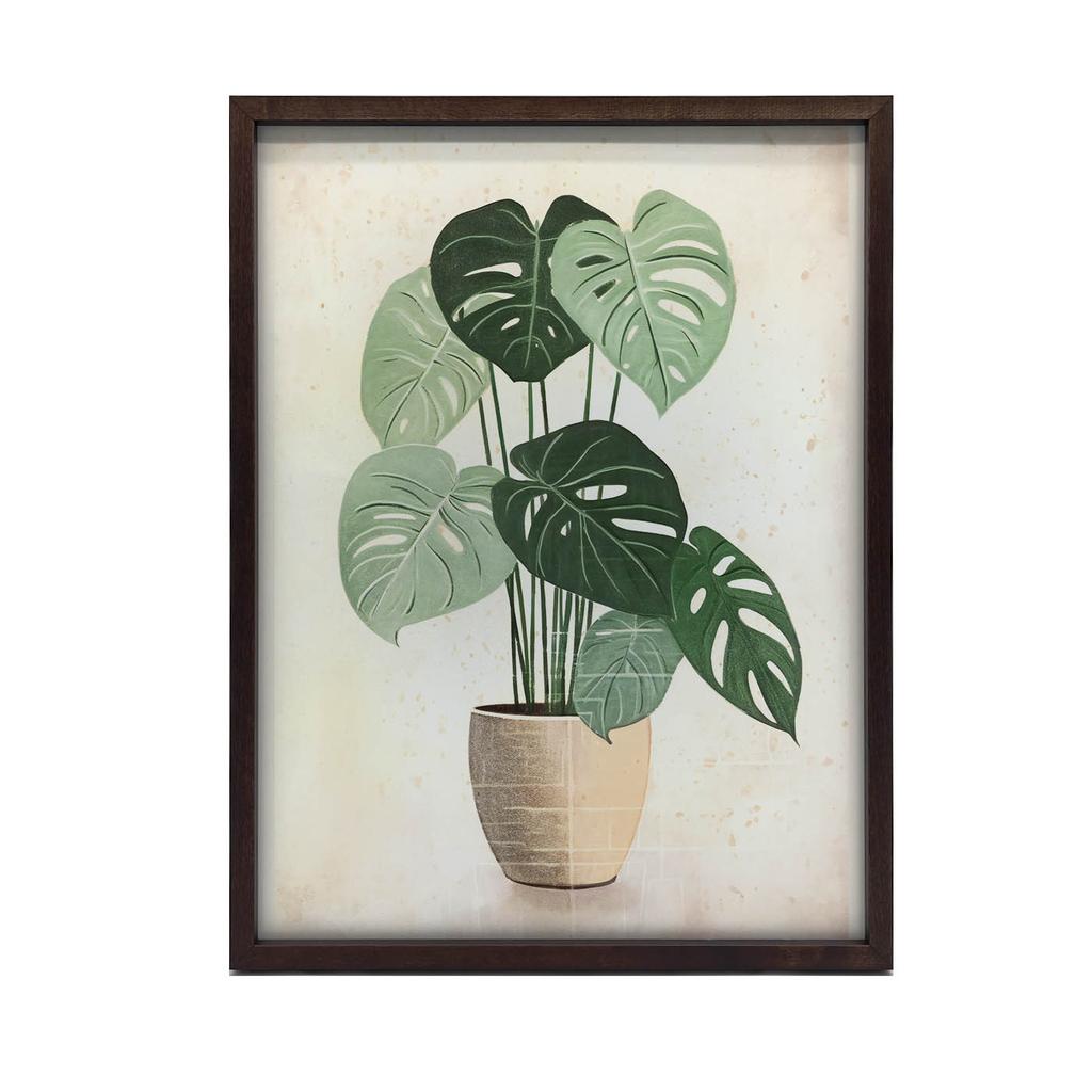 Monstera In a Pot Monstera In a Pot, 30X40 Cm, Frameless, Matte Paper 230 Gsm