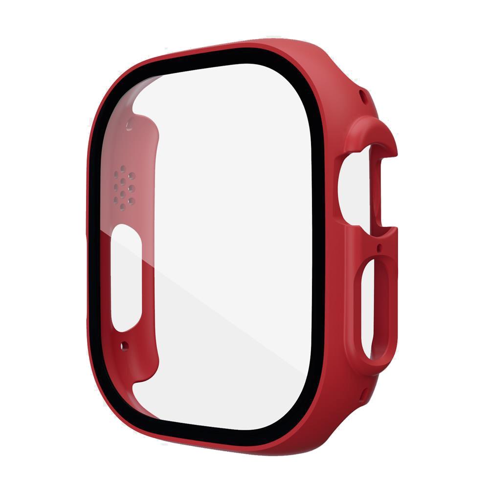 For Apple Watch Case Ultra PC Accessories Screen Protector Around Bumper Toughened Glass Series 8 Pro Apple Watch Case 49mm