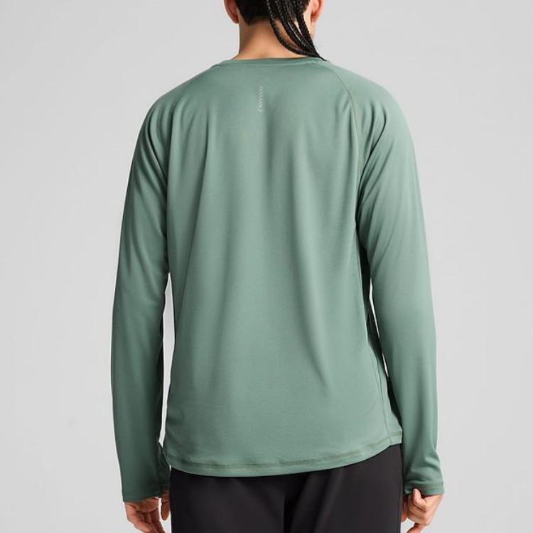 Puma Woven Sports Long Sleeve Breathable T-Shirt Men Tops Teal 527242-30