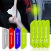 4PCS Car Door Safety Warning Reflective Mark 3D Sticker For AMG C500 C200 C300 A B C E GLA CLA GLK GL ML GLE
