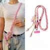 Mobile Phone Lanyard, Crossbody Can Be Carried, Female, Long, Ins Style, Flower Hand Woven Rope, Sturdy and Durable, Outdoor Anti Loss Rope