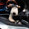 Car Interior Dog Plush Doll with Turn Signal and Wiper Pilot
