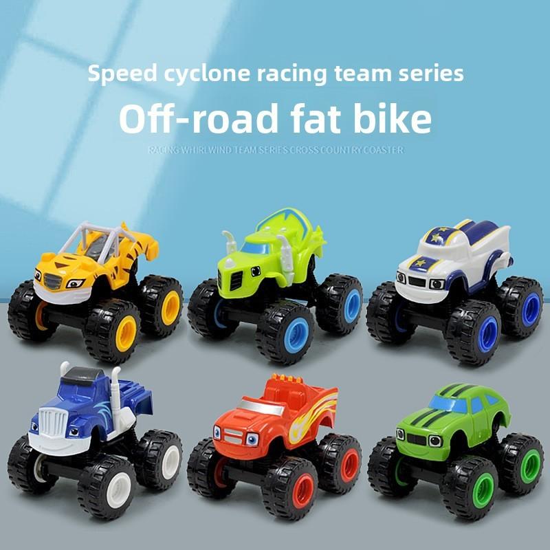 And Blaze The Monster Machines Vehicles Kids Toy Racer Cars Trucks Gift 6pcs Set