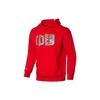 Li Ning Ping Pong Series Fun Print Pullover Sports Hoodie Men Hoodies Red AWDR747-2