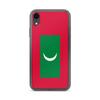 Coque iPhone XR - Drapeau Des Maldives - Silicone Souple - Protection Complète - Légère - Durable