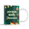 Mug - Noël Jeannine - Green - 325 Ml - Dishwasher and Microwave Safe