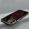 N73 Black Gold Snake Design Plating Edge Soft TPU Phone Cases for Xiaomi 14 Poco M5s X5 F6 Redmi 13C 12C 8 Note 12 10 11 13 Pro Plus Shockproof Cover