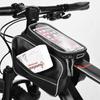 Bicycle Frame Front Tube Bag Waterproof Screen Cycling Bag Touch Mobile Phone Case Holder