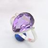 Amethyst Gemstone 925 Sterling Silver Handmade Jewelry Solid Ring For Christmas Gift