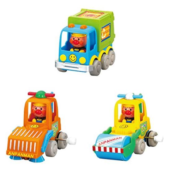 Anpanman Kyorokyoro Working Car (Only One Type Will Be Delivered, You Cannot Choose)