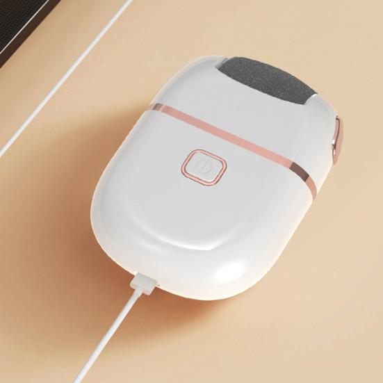 Электрическая пилка для ног, средство для удаления мозолей, аккумуляторная щетка для ног с ЖК-дисплеем, самоклеящиеся подушечки