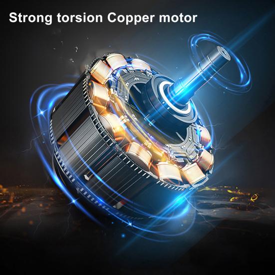 Electric Spin Brush Shower Scrubber with Long Handle IPX7 Waterproof Detachable Rechargeable Cordless Tile