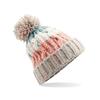 Beechfield Womens/Ladies Corkscrew Pom Pom Beanie