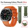 Silicone+Nylon Band For Samsung Galaxy Watch Ultra Strap 47mm Functional Sport Belt Bracelet Galaxy Watch 7 Ultra 47 Mm