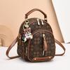 Women Leather Bag Multifunctional Leisure School Bag Travel Large Capacity Backpack
