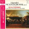 LP Record NEVILLE MARRINER, ACADEMY OF ST. MA - Handel : Concerti Grossi, Op.3 SLC1972 LONDON 1970 Japan Obi Classical Used