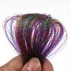 6 Bags Pearlcent Twisted Rainbow Flashabou for Fly Tying Treble Tailing Krystal Flash