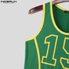 INCERUN Men Strap Sleeveless Letter Print Briefs Bodysuits Jumpsuits Underwear