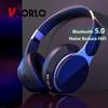 VAORLO Noise Reduce Wireless Headphones Bluetooth 5.0 Headset Foldable Stereo Adjustable Earphones With Mic for Phone Pc TV Xiaomi Huawei