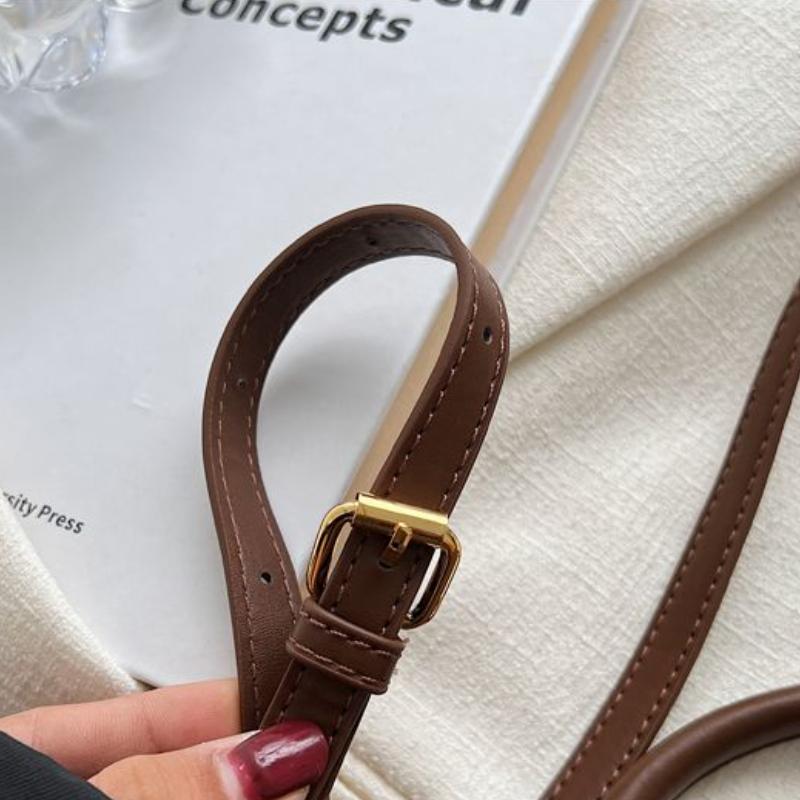 Ins-style High-end Westernized Women's Shoulder Bag Trendy Fashion Retro Portable Small Square Bag with Texture Versatile Small Cross-body Bags