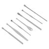 5 Sets Earwax Cleansing Kit Spiral Head Stainless Steel Rustproof Ear Pick Set for Home Use