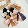 Fashion Retro Hair Clips Spring Clip Headdress Color Matching Hair Accessories Temperament Bow
