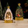 Christmas Tree Water Injection Sequin Lanterns Christmas Gifts Lights Santa Snowman Elk Christmas Table Lights
