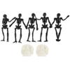 7pcs Halloween Skull Toy For Halloween Decorations