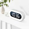 Music LED Digital Alarm Clock  Voice Control Night Light Design Desktop Clocks Home Table Decoration Children's Gift