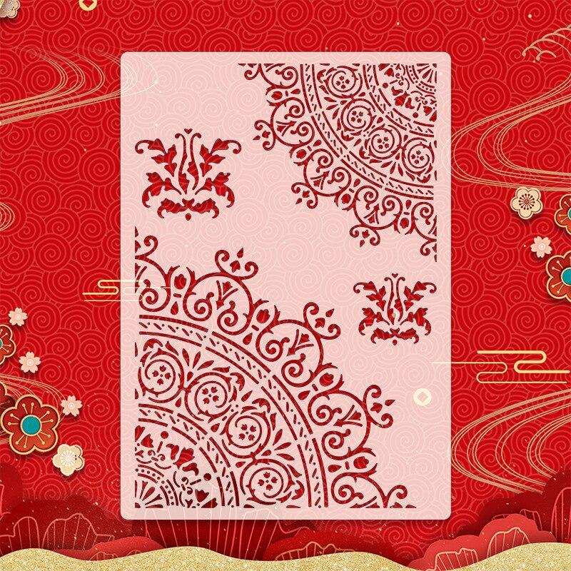 A4 Delicate Hollow Mandala Stencil Spray/hand Painting Template DIY Wall Window Scrapbooking Album Decoration Art Painting