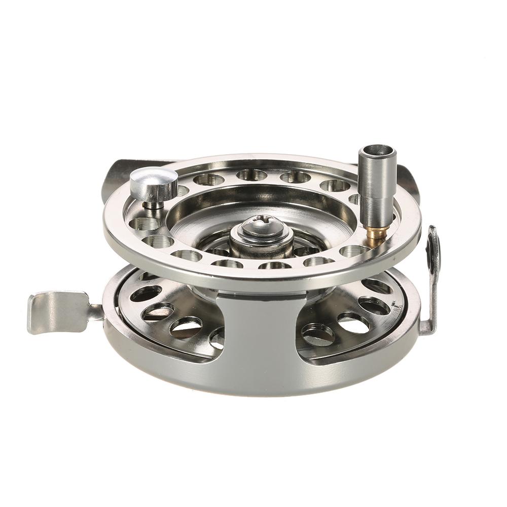 Fly Fishing Reel Right Handed Aluminum Alloy Smooth Easy To ControlIce Fishing Reels Fly Reels Fishing Accessories