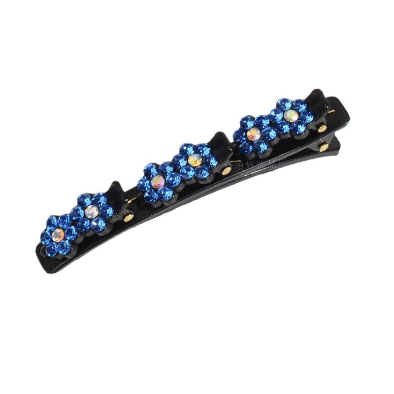 Double Layer Hair Braiding Hairpin Broken Hair Clip Women Girl Bangs Hairpin Korean Fixed Hair Clip Lazy Hair Style Accessories