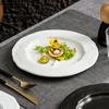 Ceramic Dining Plate Creative Salad Plate Minimalist Western Style Steak Plate Modern Home Kitchen Solid Color Tableware