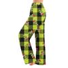 Women Autumn Winter Pants Full Length Long Trousers Flannel Christmas Printed Pants