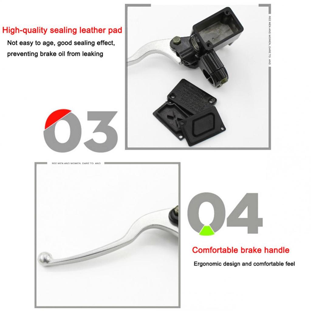 Hydraulic Brakes Universal Motorbike Brake Pump Buggy Scooter Cylinder Pump Handle Accessories Left Right Clutch Lever