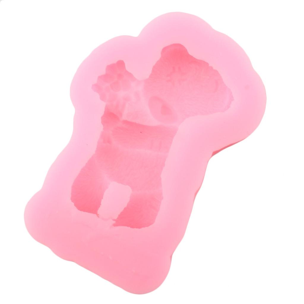 Bear Silicone Mold Cake Border Fondant Molds  Cake Decorating Tools Candy Clay Chocolate Gumpaste Mould