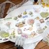 Slow Life Diary Series Special Oil Tape Washi Self-adhesive Scrapbooking Stickers Collage Painting Accessories Decorative Decals
