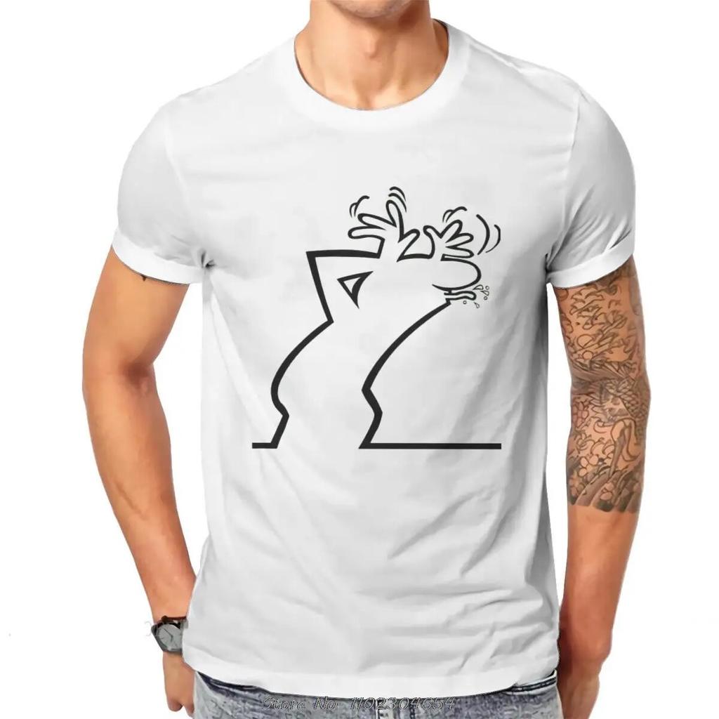 La Linea Bilder Foto Upload TShirt Unisex Alternative Casual O-neck Cotton T-Shirt Funny Tees Harajuku Streetwear