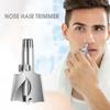 Men Nose Hair Trimmer Stainless Steel Nose Hair Remover Manual Trim Nose Ear Vibrissa Scissors Washable Trimmer Razor Shaver Women