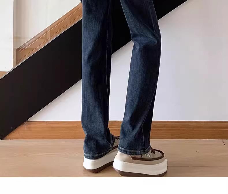 Women's High Waist Slimming Straight Leg Jeans - New 2025 Spring/Autumn Styles, Small Sizes Available