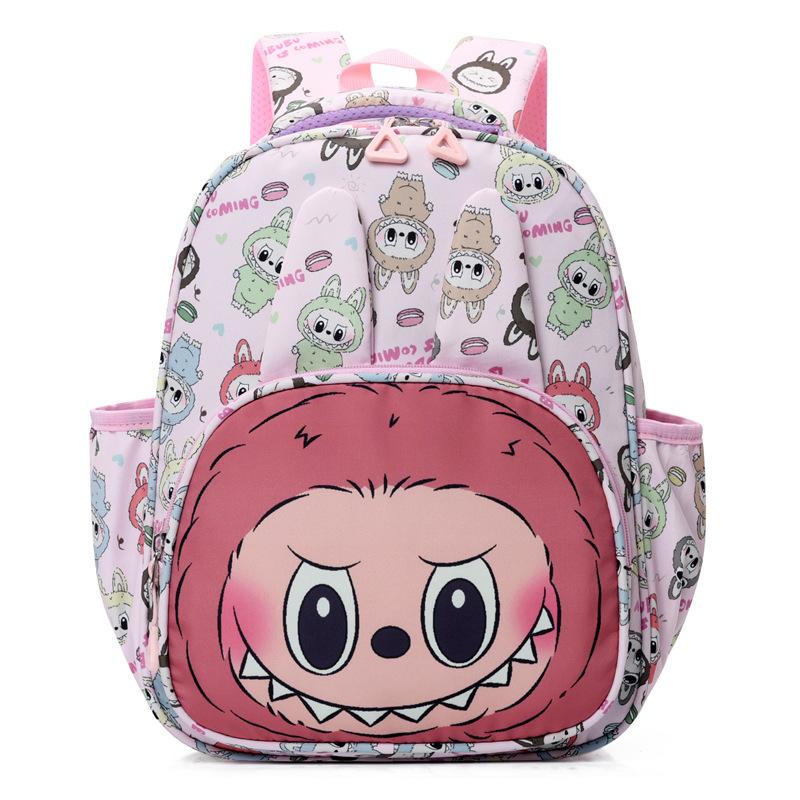 Labubu Cartoon Primary School Student Backpack Cute Lightweight Weight-reducing Children's Backpack CLE